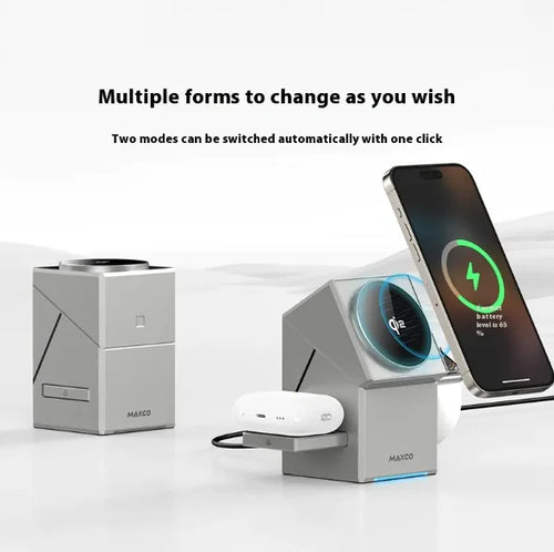 360° SwivelCharge Qi2 Magnetic Wireless Charger – Fast-Charging Stand for Phones & Accessories