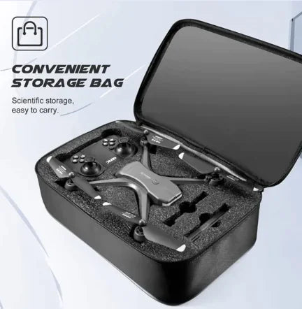 4DRC V14 SkyMaster Drone – 6K Dual-Camera Aerial Drone with Optical Flow, Auto Hover, & Carry Case