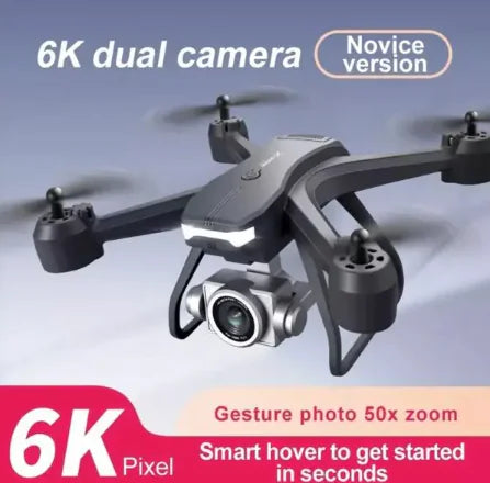 4DRC V14 SkyMaster Drone – 6K Dual-Camera Aerial Drone with Optical Flow, Auto Hover, & Carry Case